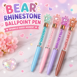 Bear Rhinestone Ballpoint Pen For Kids (9079)