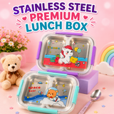 Stainless Steel Premium Lunch Box For Kids (029-7)