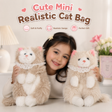 Cute Mini Realistic Cat Bag For Kids
