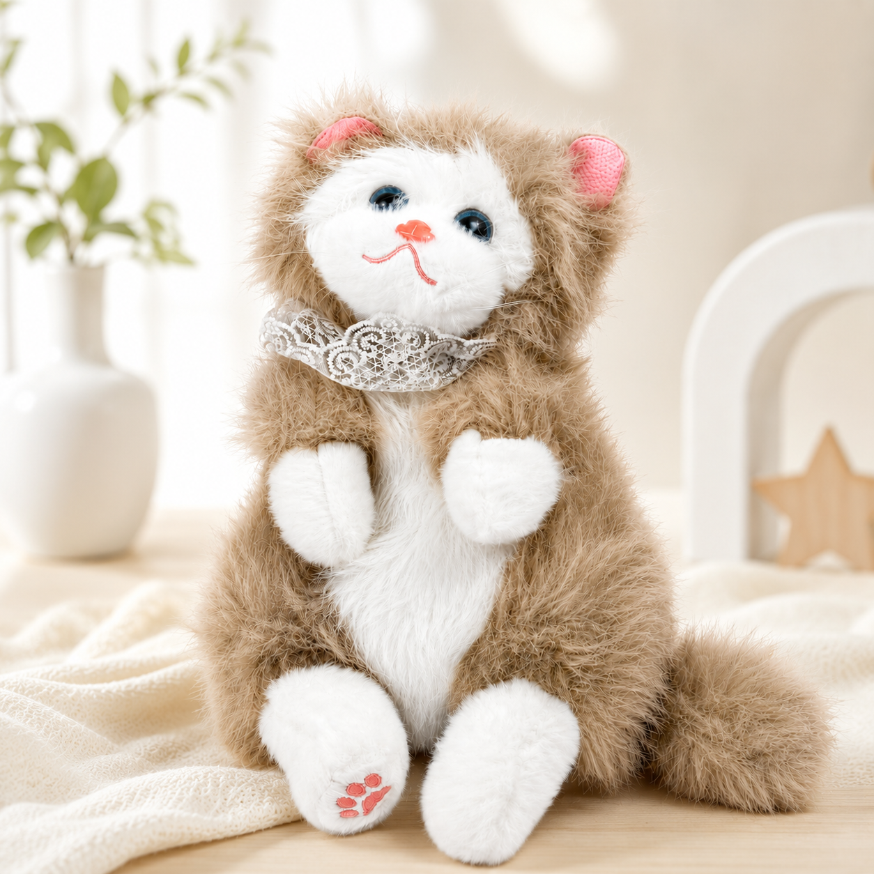 Cute Mini Realistic Cat Bag For Kids