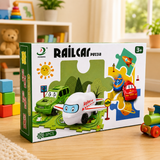 Puzzle Racer Track Railway Car For Kids (1100A)