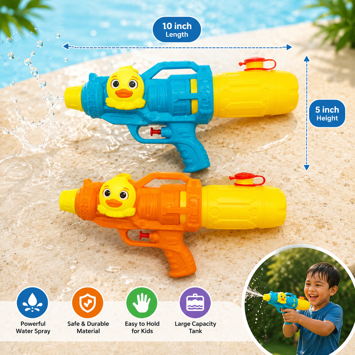 Duck Water Gun Toy for Kids (SS)