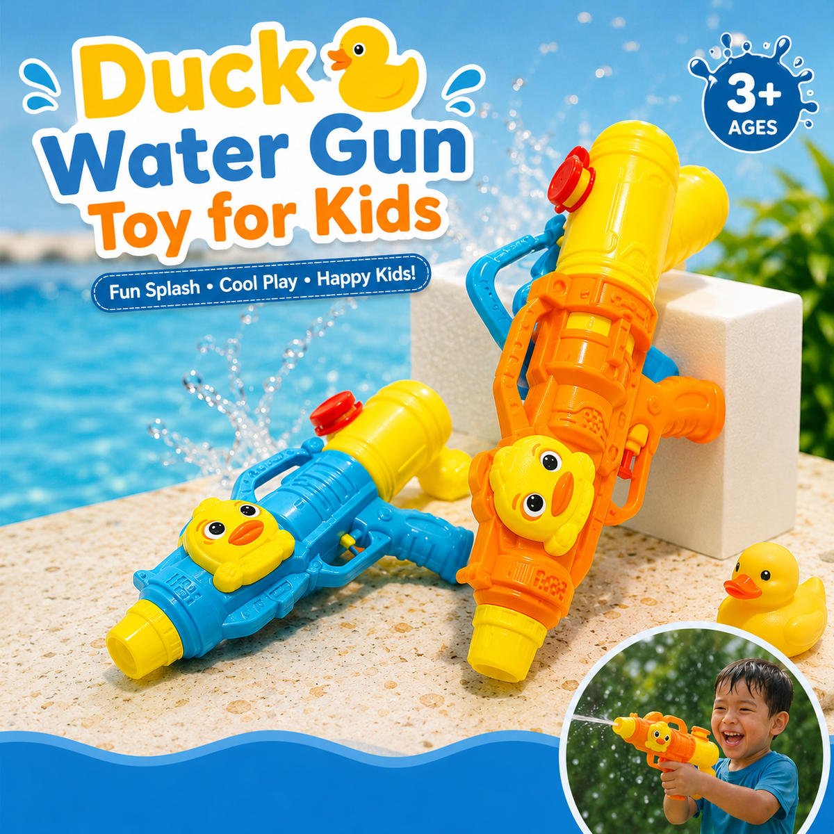 Duck Water Gun Toy for Kids (SS)