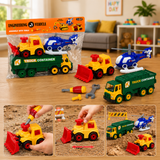 3 In 1 Engineering Vehicle Toy Playset With Tools (88816-MR)