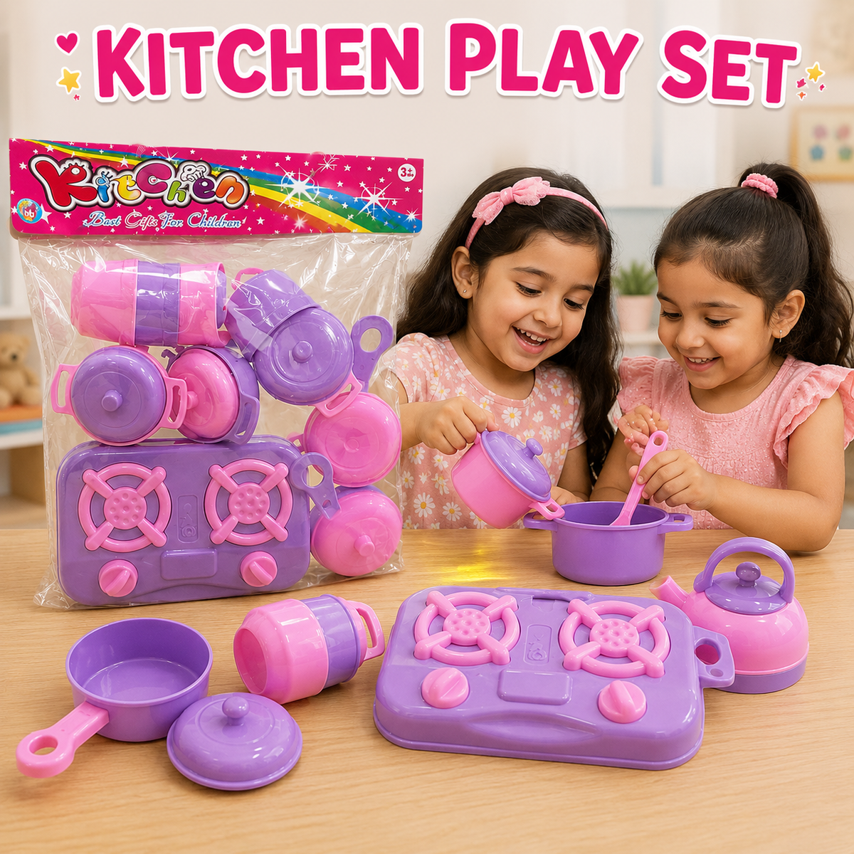 Mini Cooking Pretend Play Kitchen Toy Set (UB002)