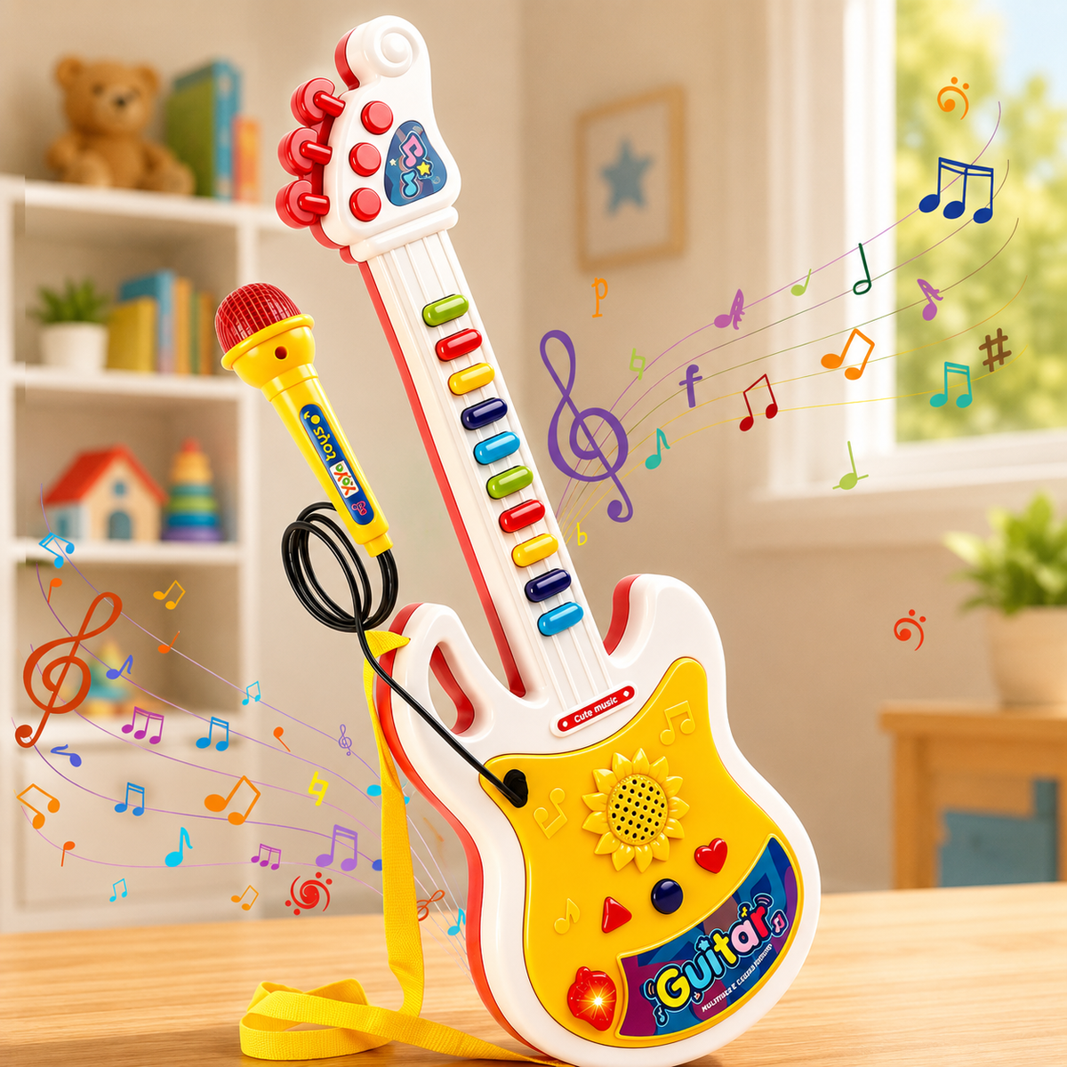 Kids Musical Guitar with Mic For Kids (783)