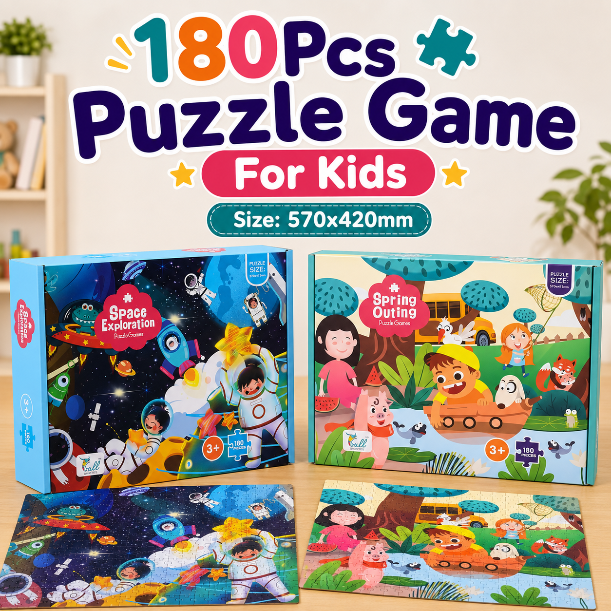 180 Pcs Jigsaw Puzzle for Kids (8828)