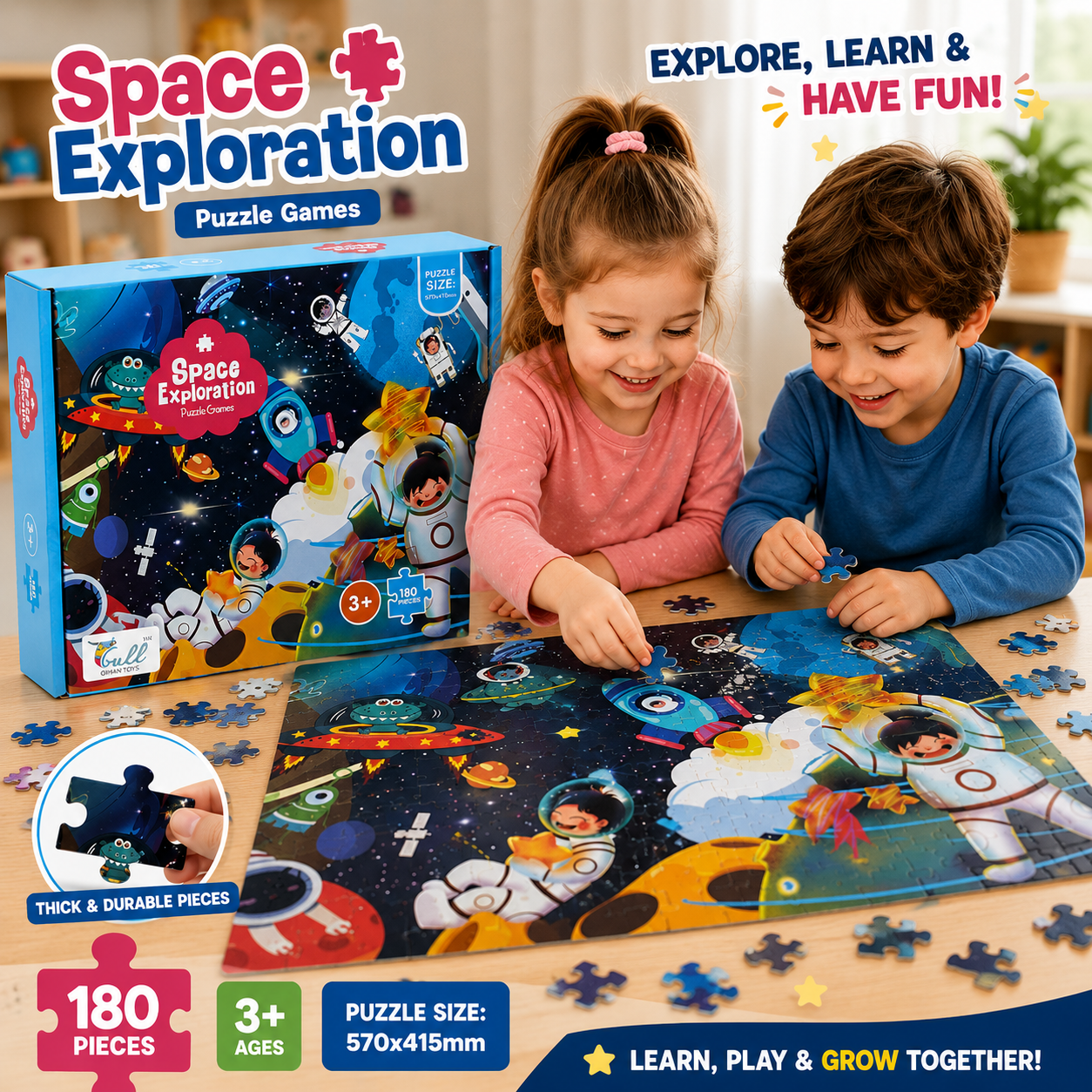 180 Pcs Jigsaw Puzzle for Kids (8828)