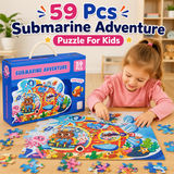 59 Pcs Submarine Adventure Puzzle for Kids (88735)