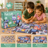 48 Pcs Educational Jigsaw Puzzle for Kids (88618/20)
