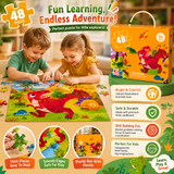 48 Pcs Educational Jigsaw Puzzle for Kids (88618/20)