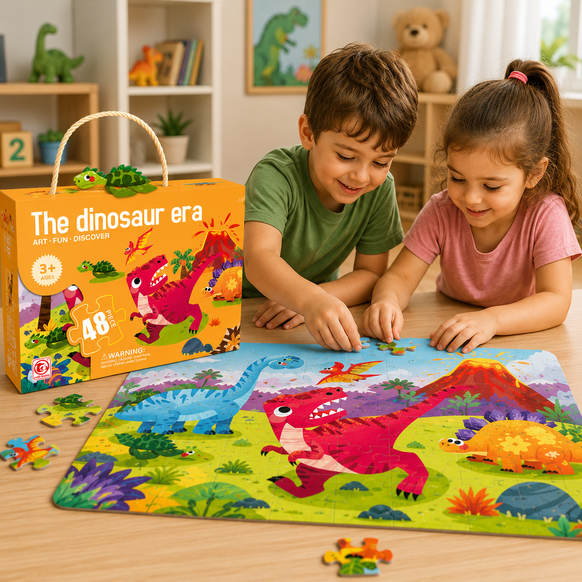 48 Pcs Educational Jigsaw Puzzle for Kids (88618/20)