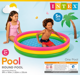 5 FT - Intex Rainbow Swimming Pool For Kids (57422)