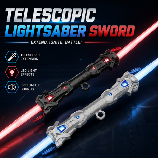 2-in-1 Telescopic Lightsaber Sword