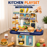 Kitchen Playset with Realistic Steam and Light (36T-7/8)