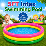 5 FT - Intex Rainbow Swimming Pool For Kids (57422)