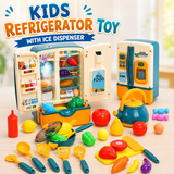 Multifunctional Kids Refrigerator Toy with Ice Dispenser (G227A)