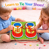 Montessori Shoe Lacing Board – Learn to Tie Shoelaces Training Toy (2025-34)