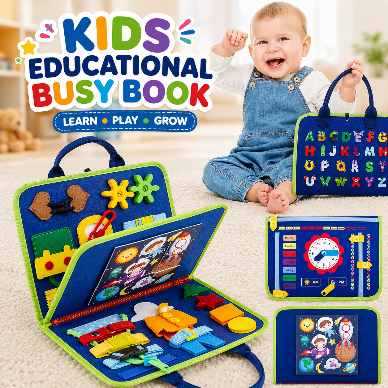 Kids Educational Busy Book (25013)