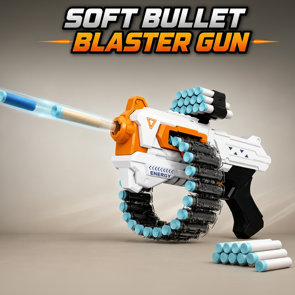 Soft Bullet Blaster Gun with Foam Darts (CH18-20)