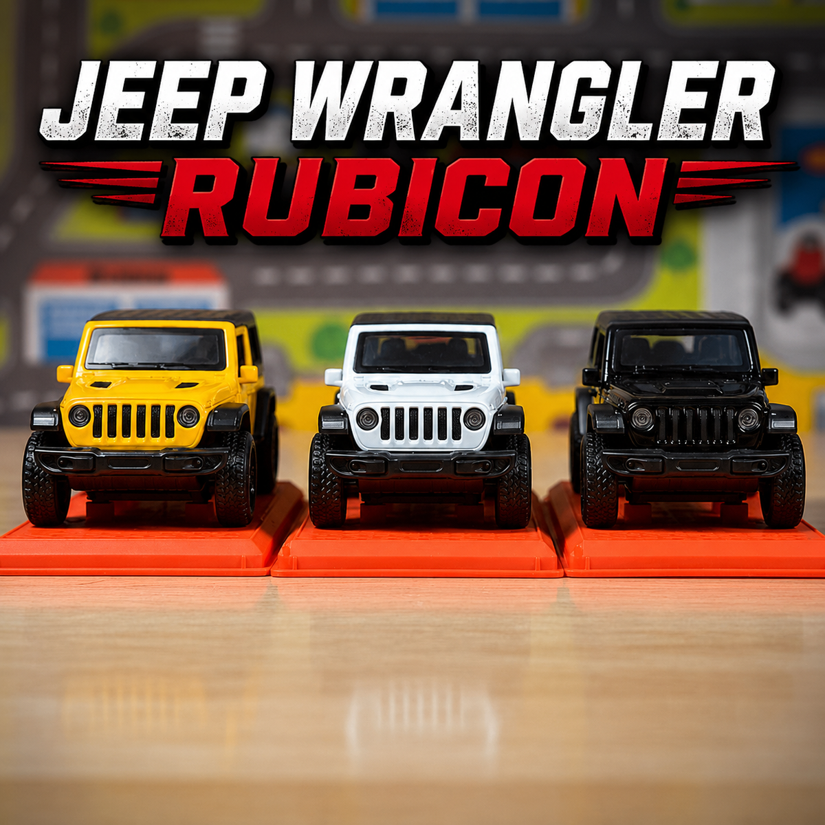 Jeep Wrangler Rubicon 1:36 Premium Die-Cast (Random Color | W36888)