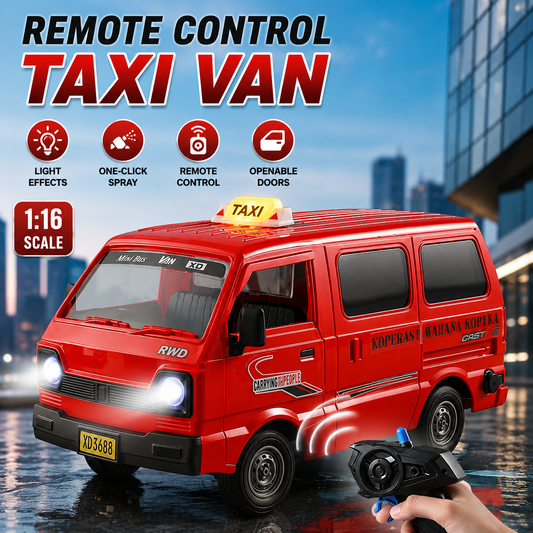 Remote Control Taxi Van for Kids (3688-G169A)