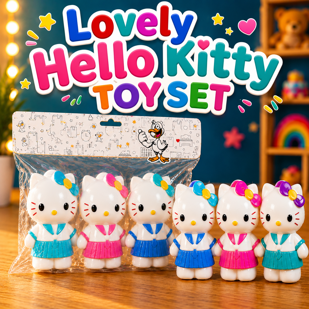 Soft Rubber Hello Kitty Bath Toy with Squeaker Whistle (599B-11)
