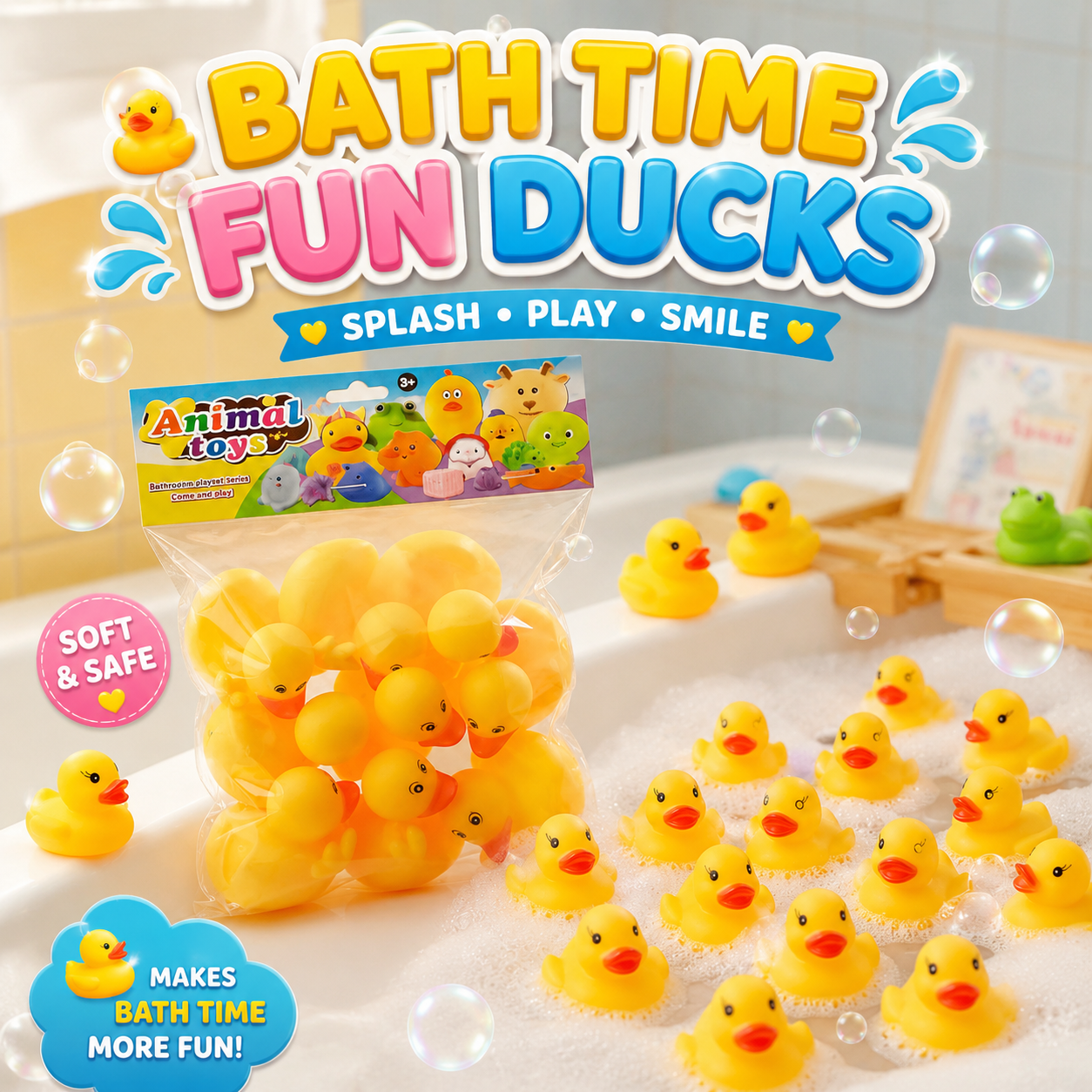 Duck Bath Toy Set (8989-311)