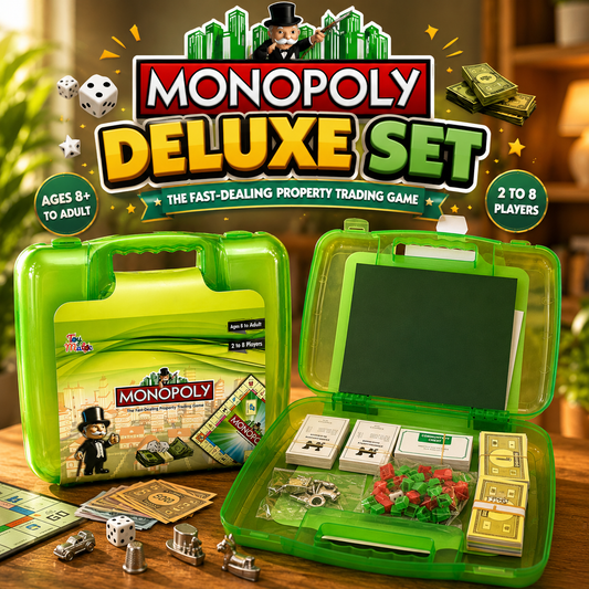 Monopoly Board Game for Kids & Family Briefcase Edition (55013)
