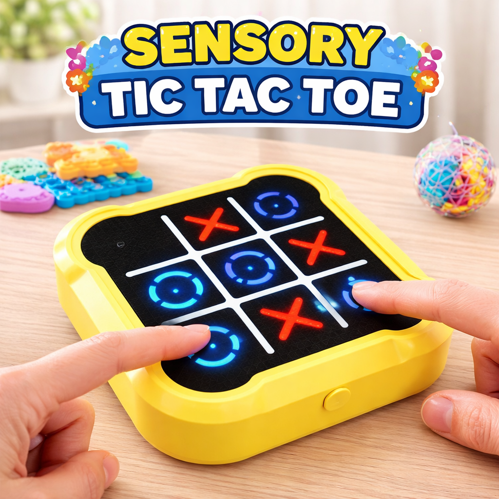 Sensory Tic Tac Toe Puzzle Game