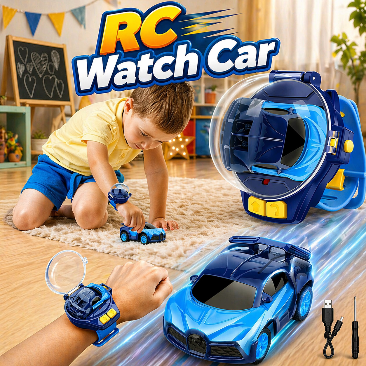 Watch Remote Control Car Toy For Kids – Toynix