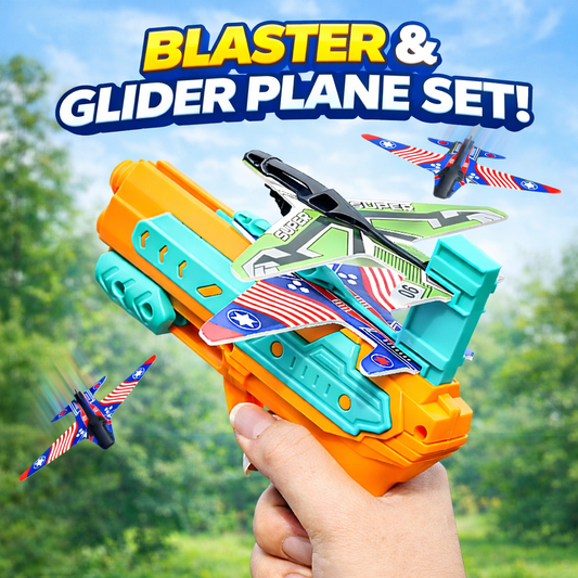 Air Battle 2 In 1 Plane Flying Launcher Gun (508-22)
