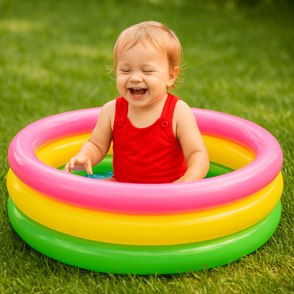 5 FT - Intex Rainbow Swimming Pool For Kids (57422)