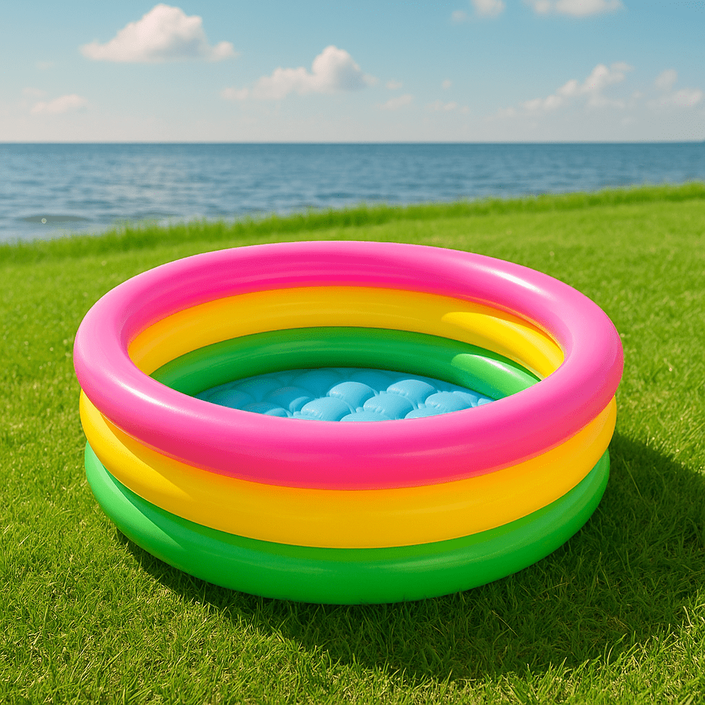 Rainbow Swimming Pools for Kids Inflatable Pools (Without Box)