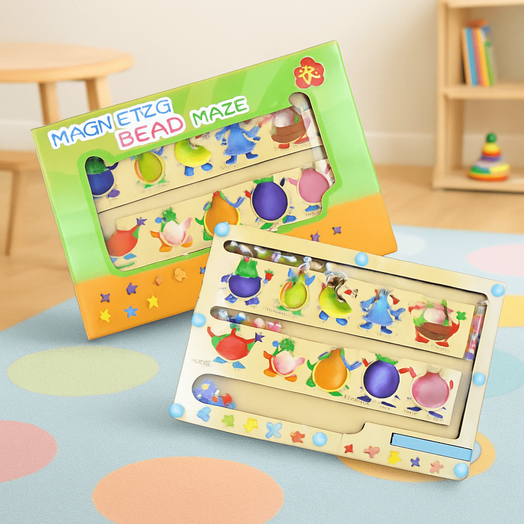 Wooden Magnetic Color Classification Maze (BTE-005C)