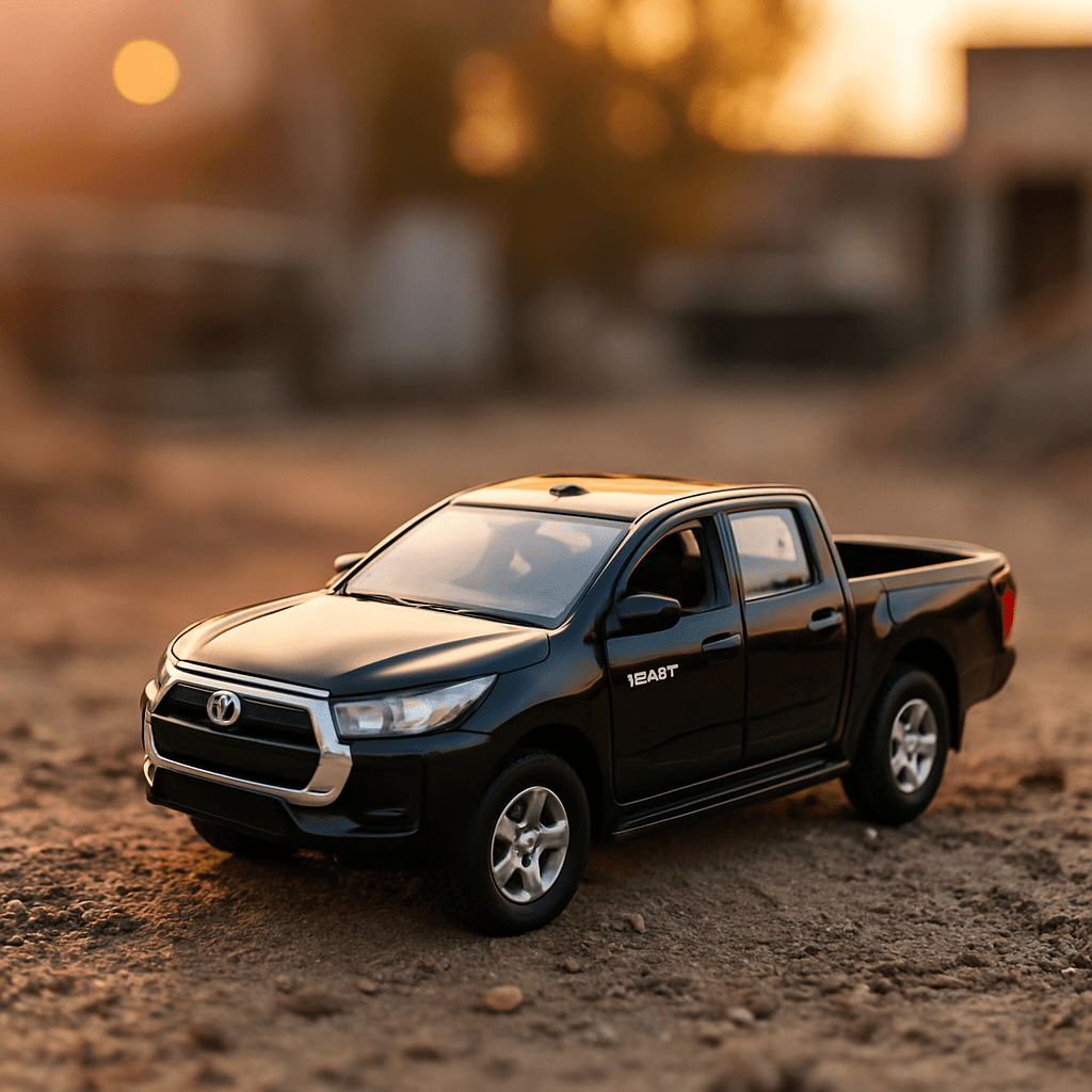Pull-Back Metal Diecast 4x4 Revo Hilux For Kids (JG2617A-12)