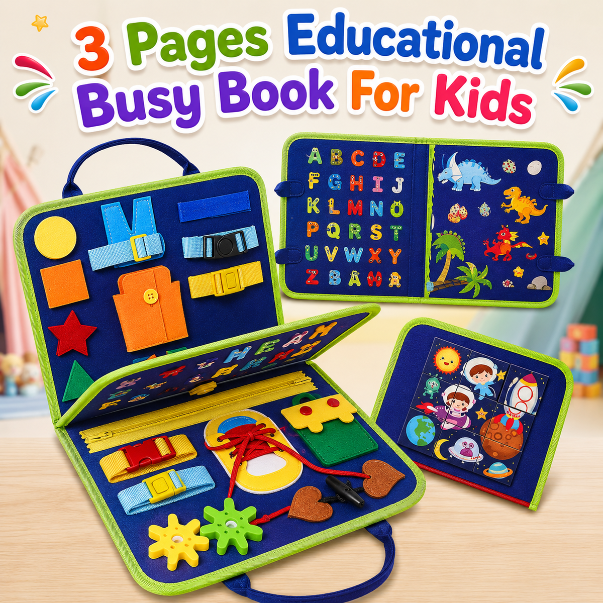 Kids Educational Busy Book (25013)