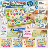 Kids Magnetic Color & Word Maze Wooden Montessori Puzzle (2025-18)