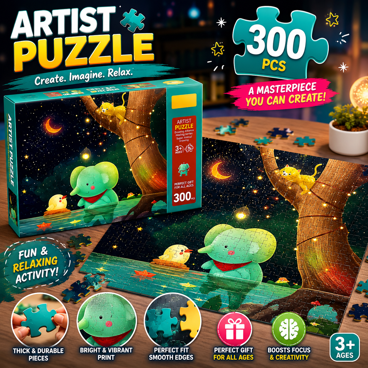 300 Pcs Artist Puzzle for Kids (AK2119)