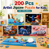 200 Pcs Artist Jigsaw Puzzle for Kids (Random | AK2118)