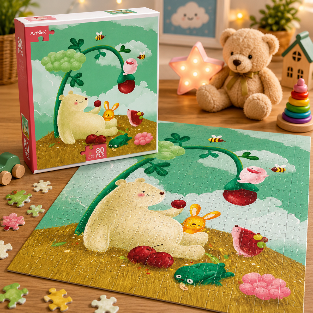 80 Pcs Artist Jigsaw Puzzle for Kids (Random | AK2117)