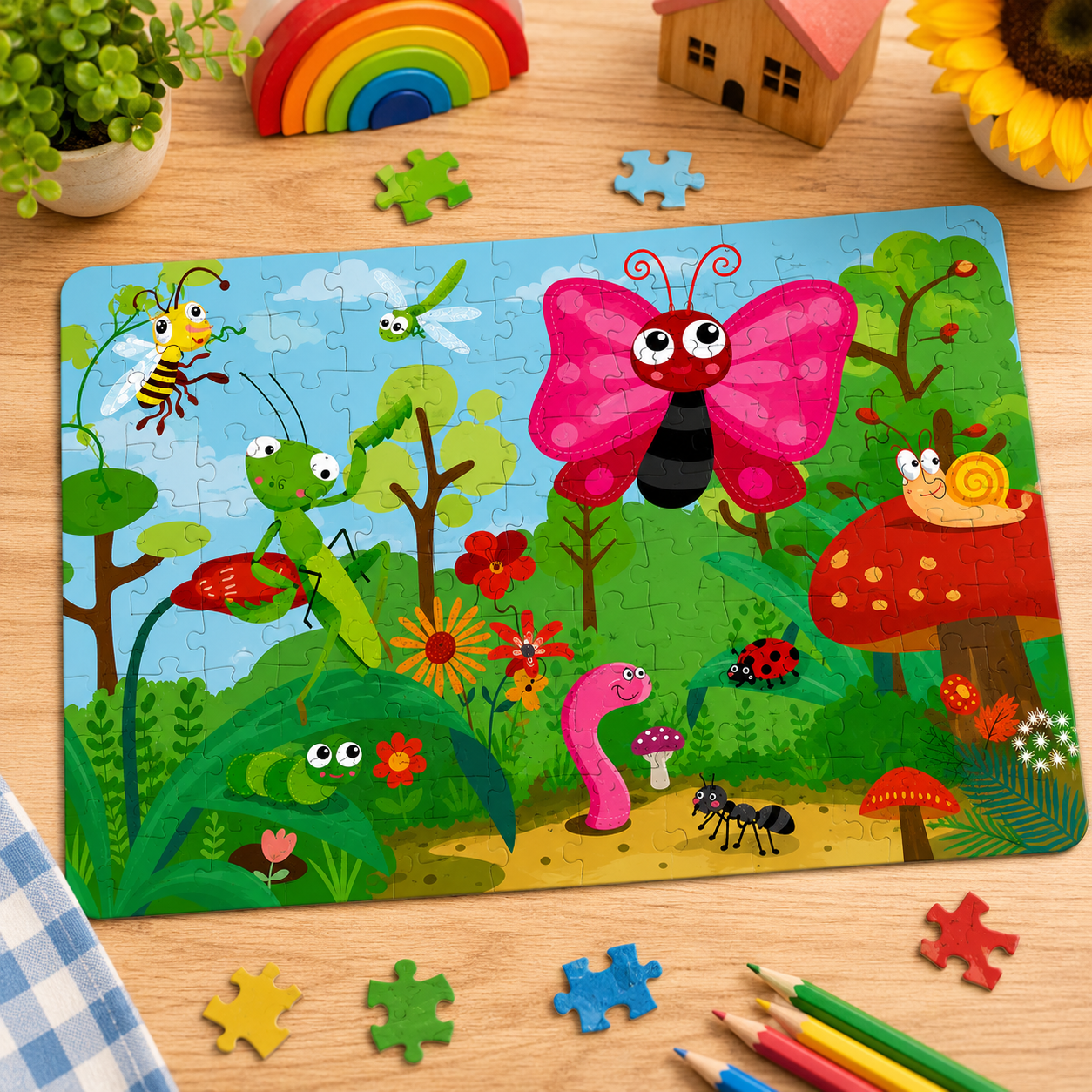 120 Pcs Jigsaw Puzzle for Kids (Random | 883)