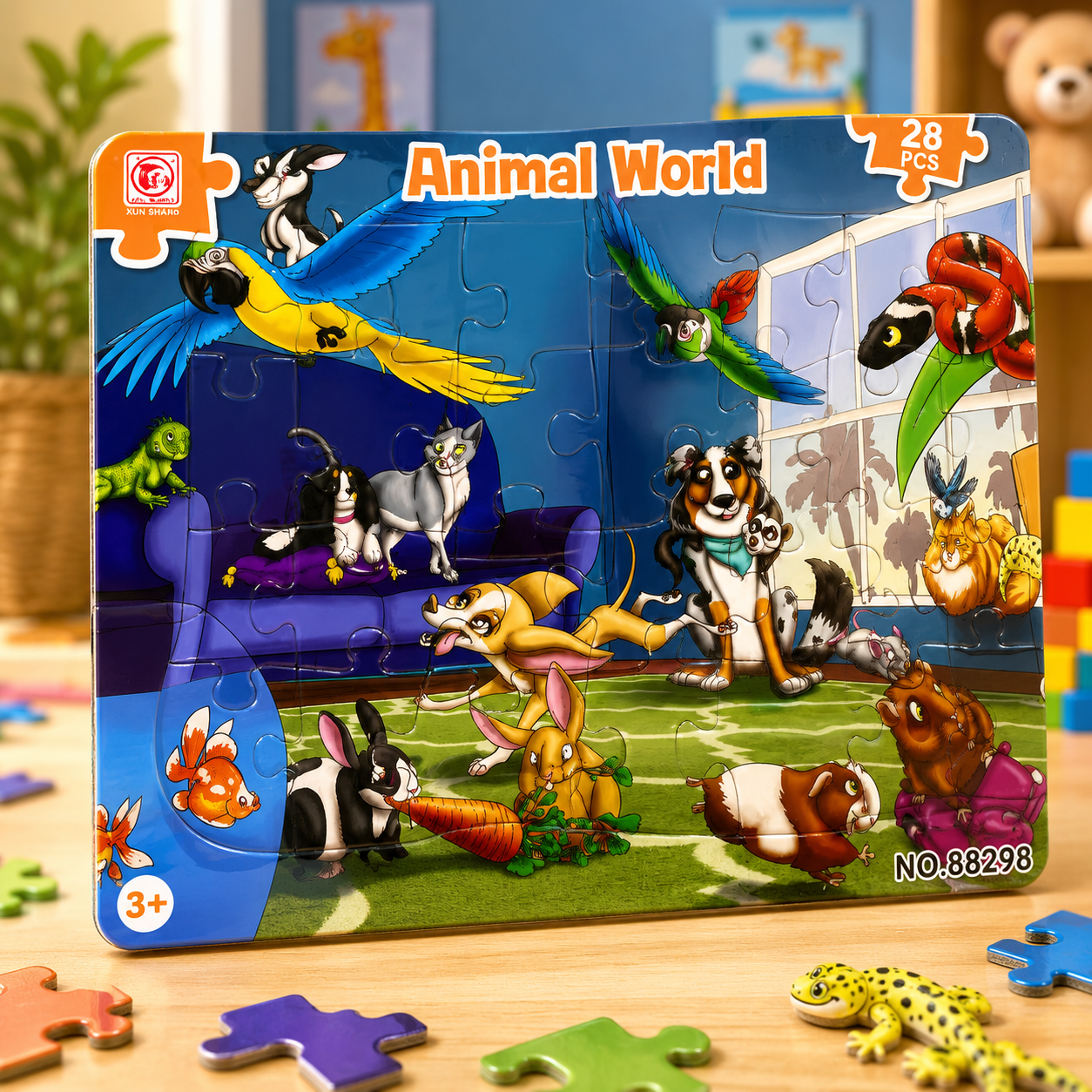 28 Pcs Jigsaw Puzzle for Kids (Random | 88)