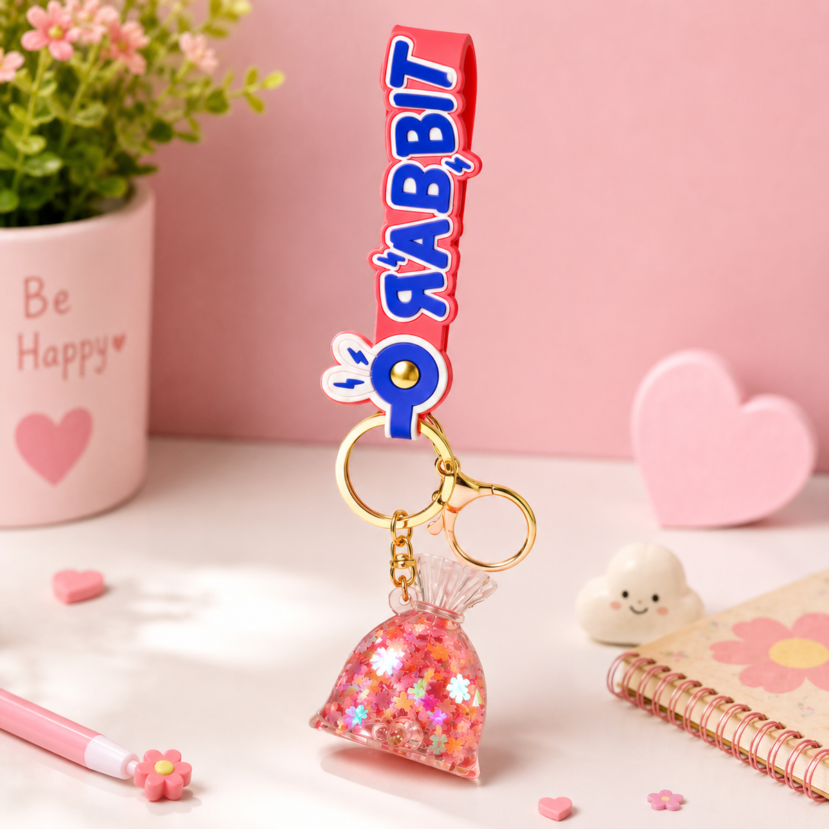 Colorful Water Keychain For Kids (Random Character | 7562)