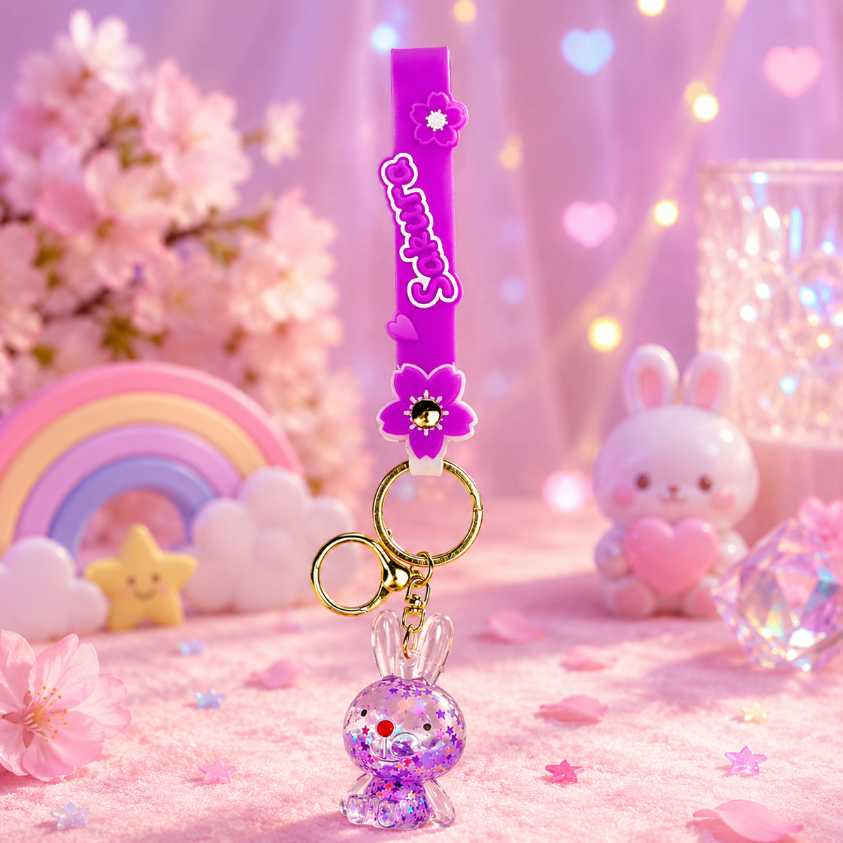 Colorful Water Keychain For Kids (Random Character | 7562)