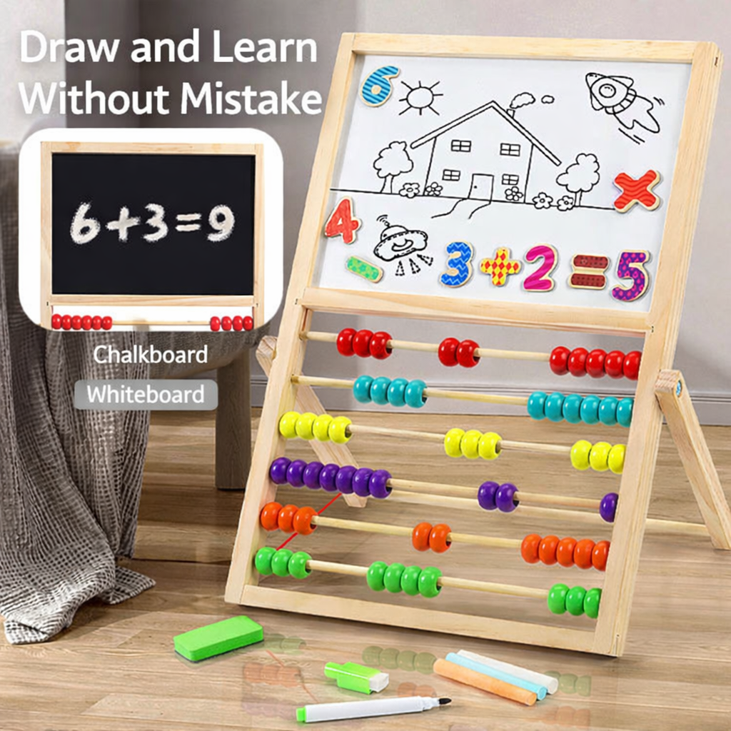 Math Abacus & Multi-purpose Drawing Board For Kids (2025-37)
