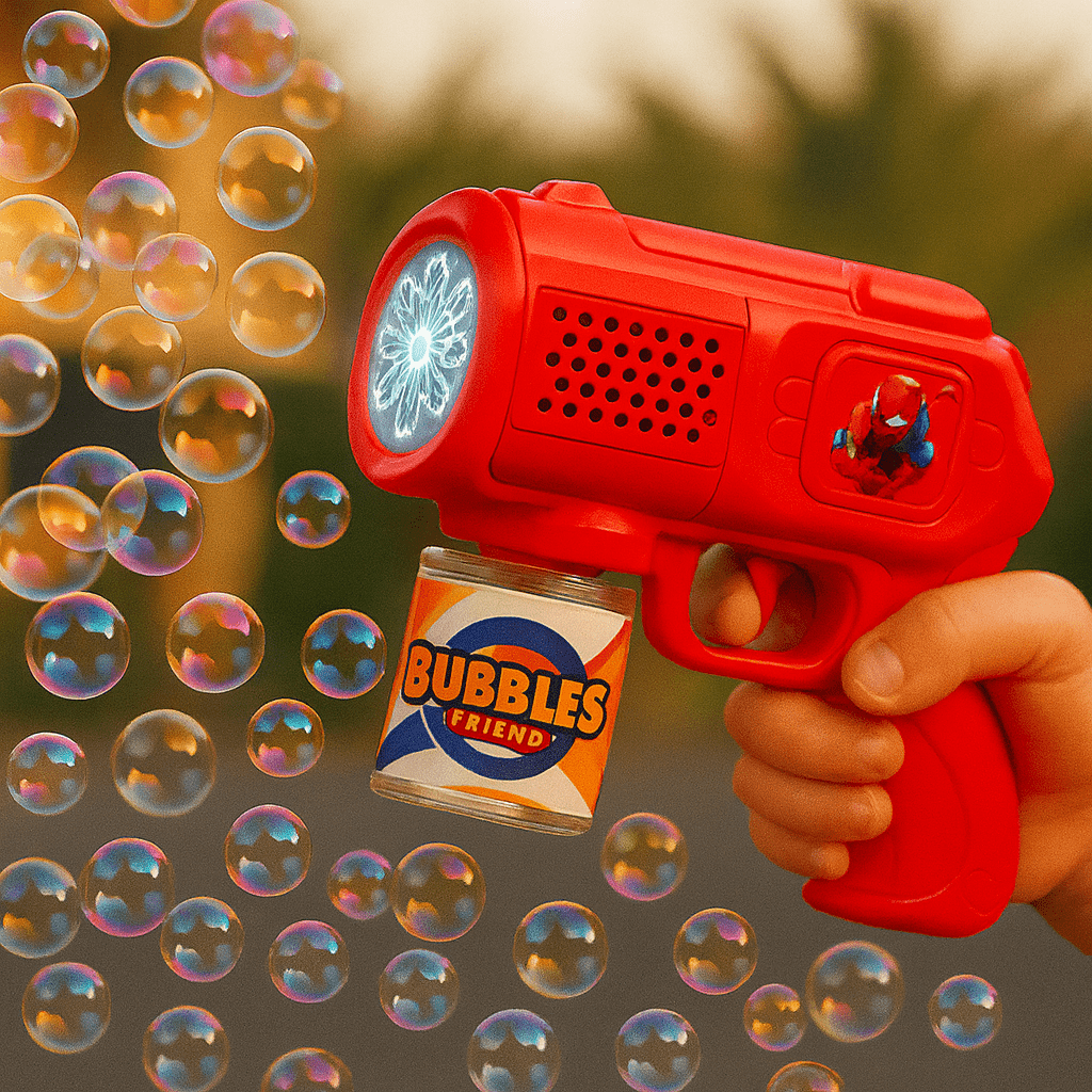 Super Hero Avengers Electric Bubble Gun for Kids (Random Color | 101A)