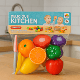 Food Cutting Play Set For Kids (Random Set | 1018-53)