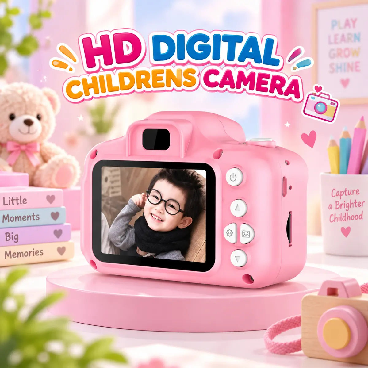 Mini Digital HD Camera and Video Recorder for Children