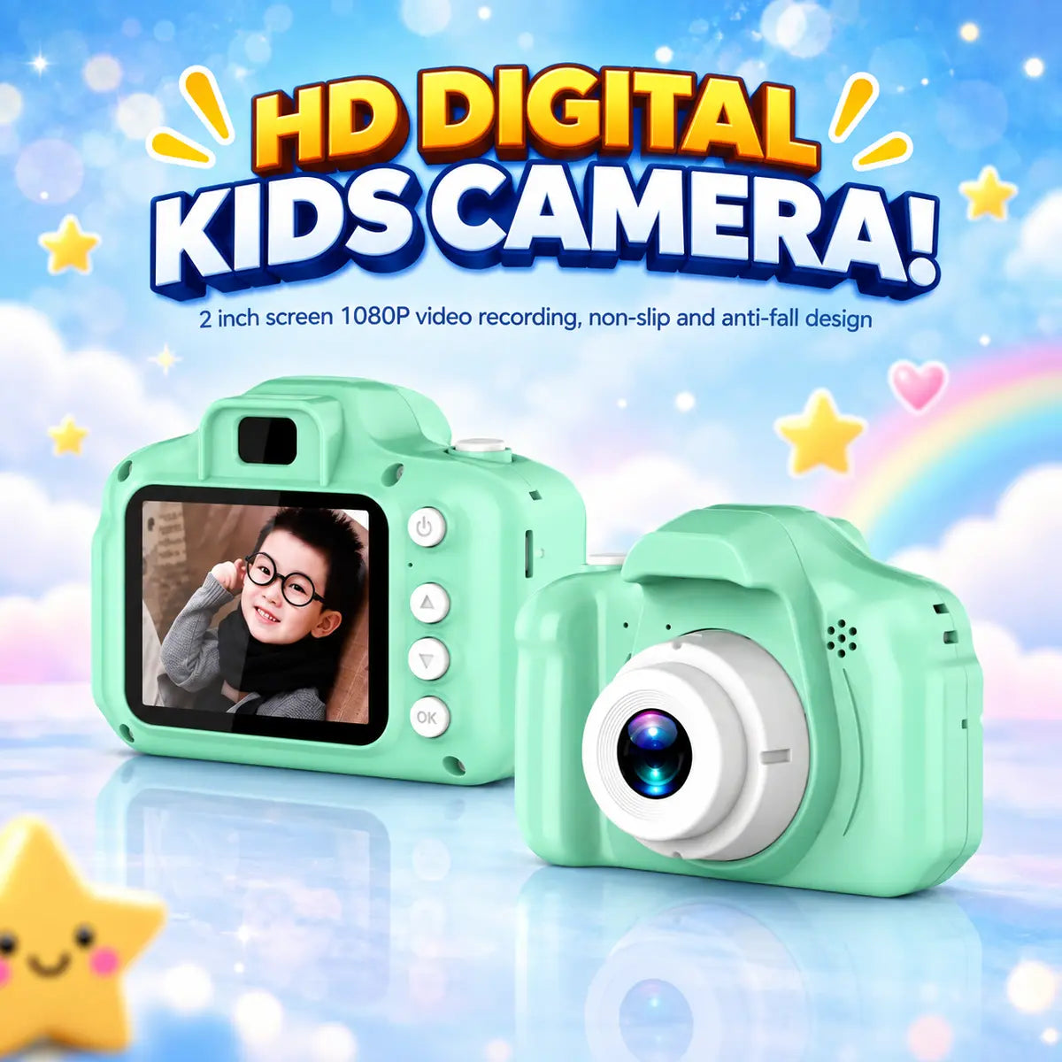 Mini Digital HD Camera and Video Recorder for Children